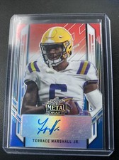 2021 Leaf Metal Draft Football Cards 36