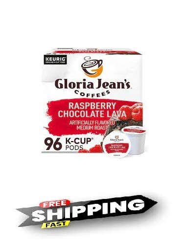 Keurig Gloria Jeans Raspberry Chocolate Lava Coffee K-cups 96