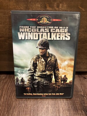 Windtalkers (DVD, 2002) Full And Widescreen, Rated R, Nicolas Cage