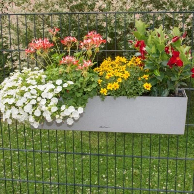 VARIO-FIX - DIE BLUMENKASTENHALTERUNG Blumenkastenhalter Typ Lechuza Doppelstabmattenzaun