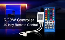 5PCS RGBW IR Remote Controller for 5 Pin RGBW/RGBWW LED Strip Light DC12V 40Keys