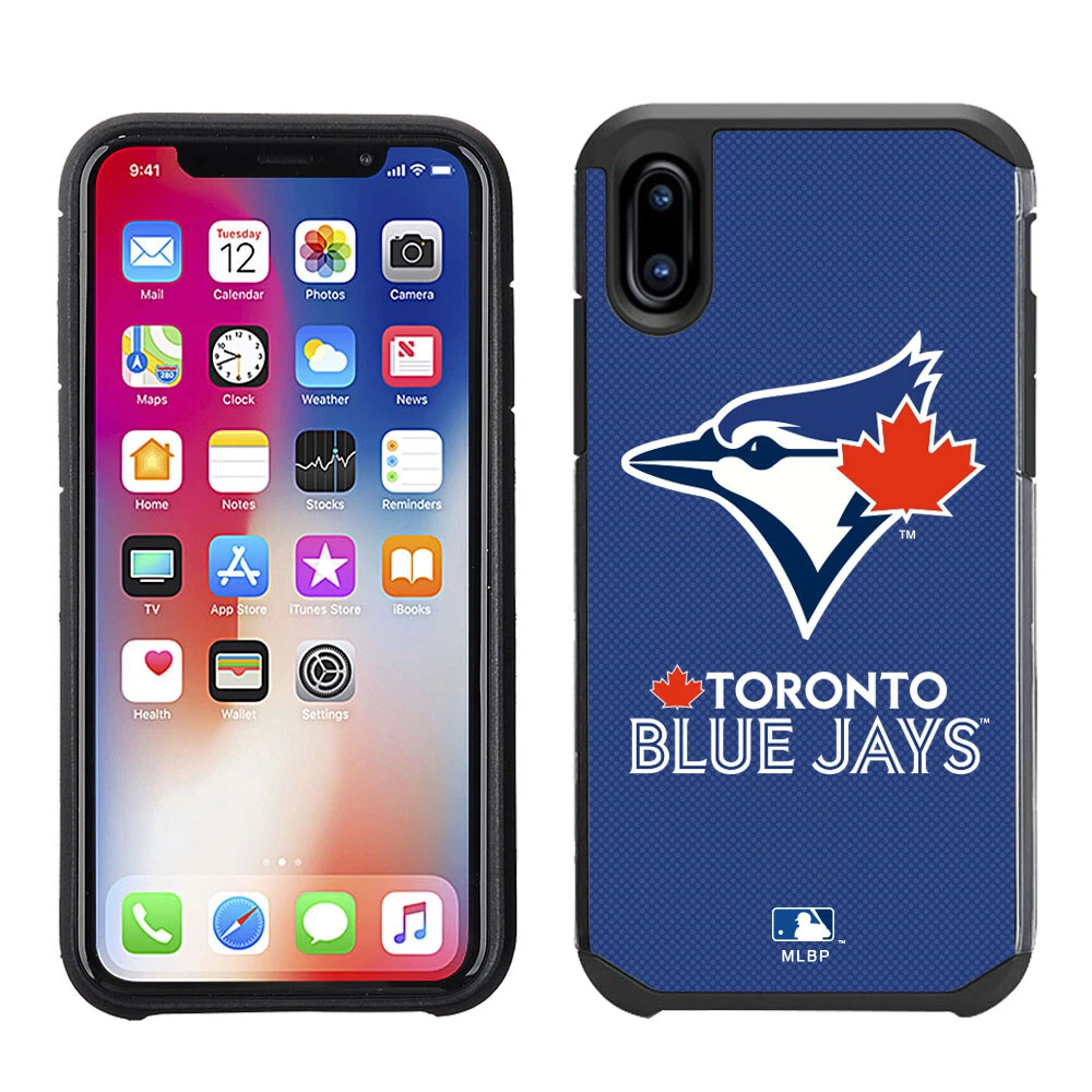 ShockProof Hybrid Cover Case for Cell Phone - Toronto Blue Jays