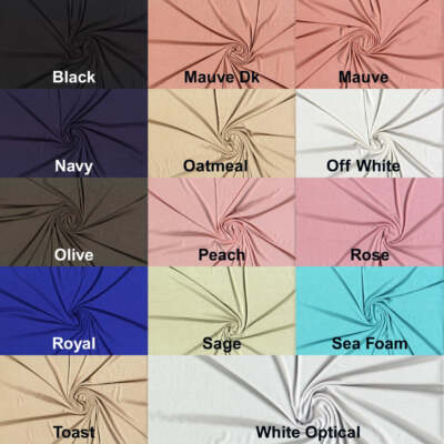 Jersey Rayon Verdure   Spandex 185 GSM, Modal Like Softness - Stretch Fabric