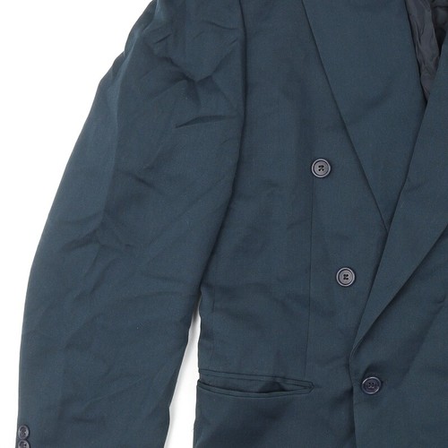 C&A Hombres Azul Poliéster Chaqueta Traje Chaqueta Talla M Regular - Imagen 7 de 10