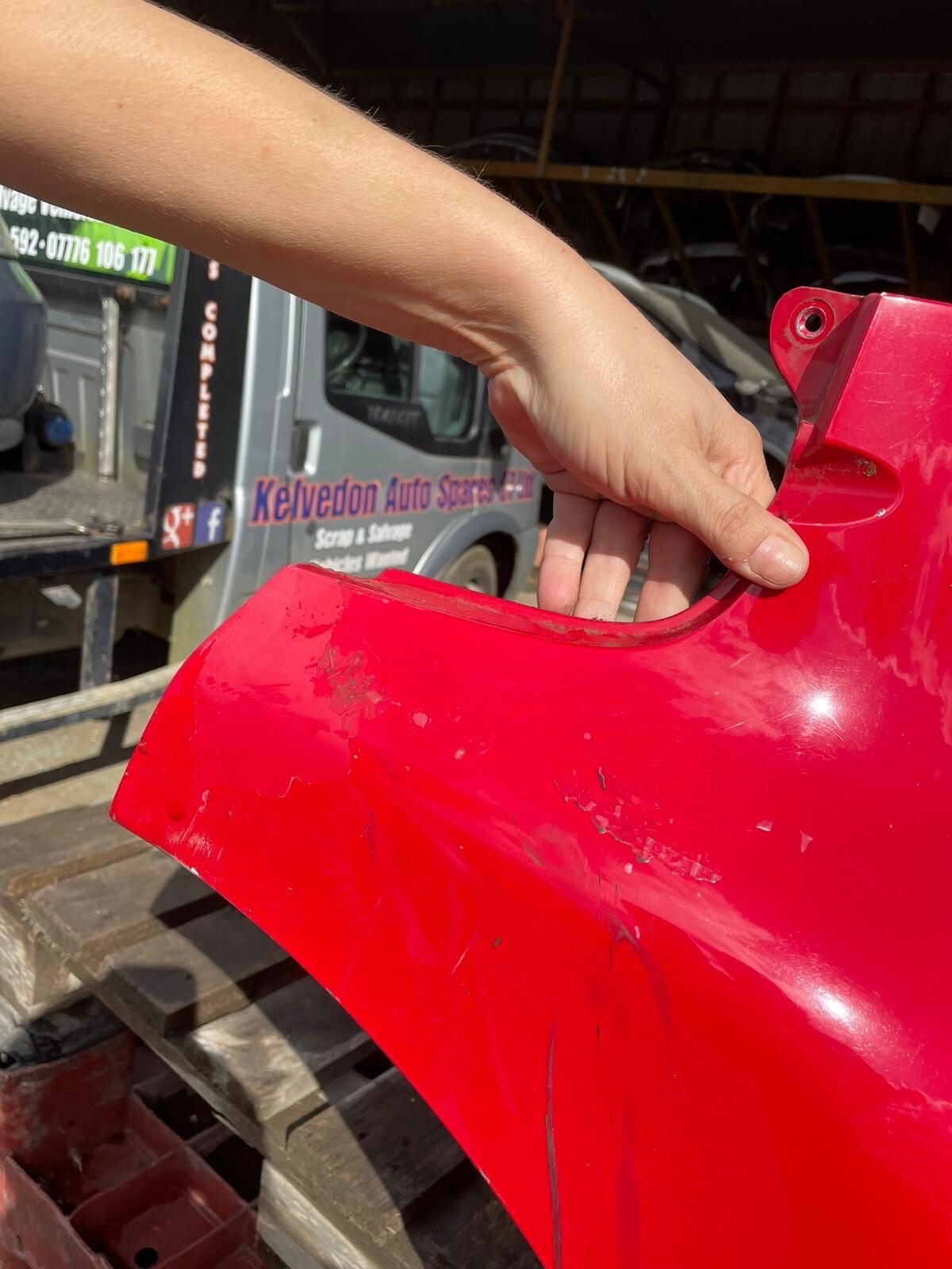 2007 Peugeot 107 MK1 Rear Bumper Complete Red Paint Code KJH eBay