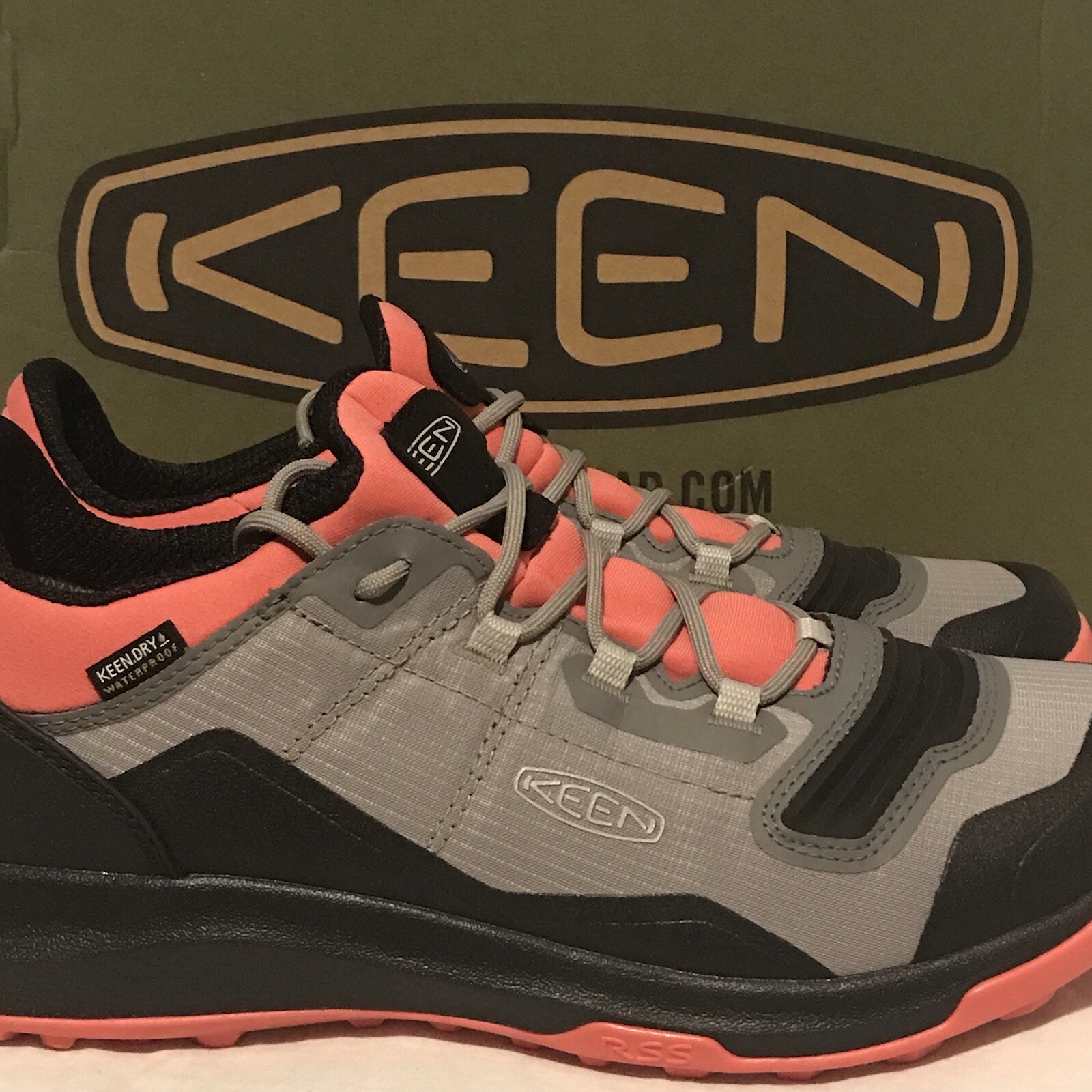 Scarpe sneakers da trekking impermeabili NUOVE KEEN donna taglia 10 5 M Tempo Flex 1024850