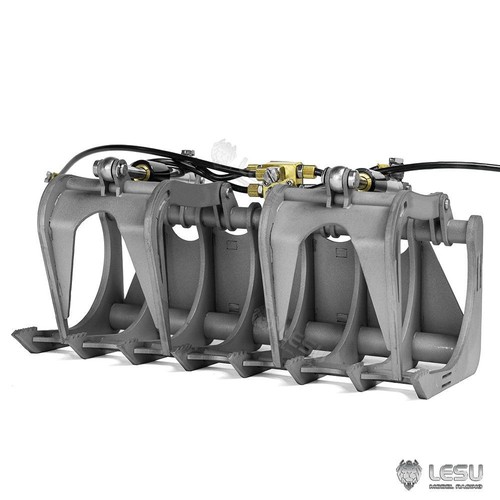 1/14 LESU Metal Gripper for AOUE MCL8 RC Hydraulic Loader Construction Car Parts - Picture 4 of 12