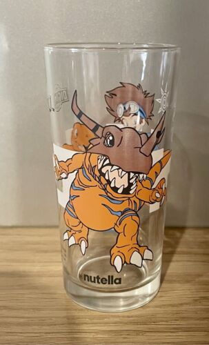 Digimon Tai and Agumon Courage Nutella Collectable Glass Vintage - Bild 3 von 7