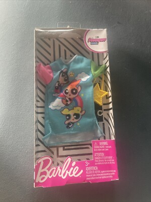 Barbie PowerPuff Girls Fashion Pack Printed Dress With