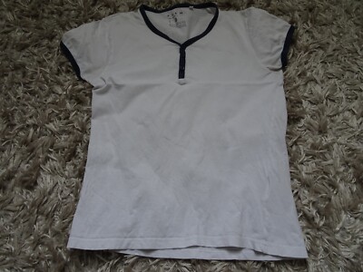 Jungen Herren FSBN Slim Fit T-Shirt weiß Gr S ca. 158