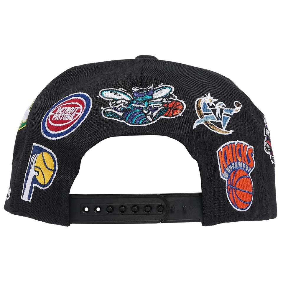 PARA HOMBRES MITCHELL & NESS NBA CONFERENCIA ALL OVER STOCK MUERTO HWC NBA EAST - NEGRO Foto 4 de 4