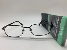 FG97  Foster Grant MANNING GUN +1.50  Men's Reading Glasses  READERS W/CASE