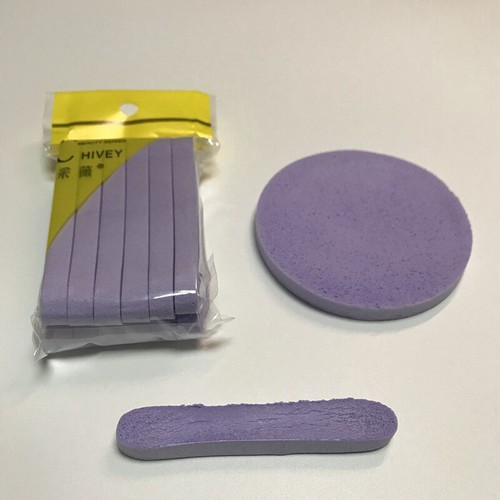 Strumento per la cura della pelle trucco rimozione pad pulizia viso puff spugna compressa esfoliante - Foto 13 di 17