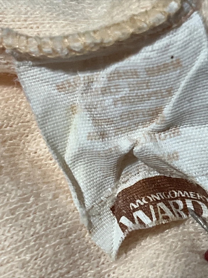 Juego corto de tela de rizo Montgomery Ward vintage años 70/80  Foto 4 de 4