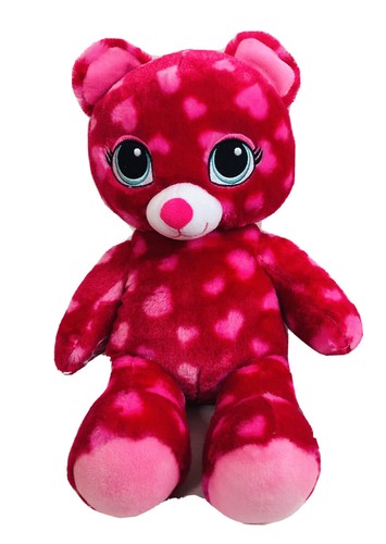 Build-a-Bear Red W/ Pink Hearts 18” Hearts & Hugs Teddy Plush Sings Let It Go - Picture 3 of 8