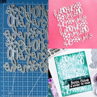 Word Metal Cutting Dies Scrapbooking Paper Card Embossing Stencils Album Crafts