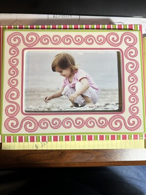 THREE Gorham Little Girl With A Curl Ceramic  Picture Frames 2-4x6 ,  1-5x7