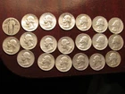Washington Quarter 19 and 1 Standing Liberty 90% silver