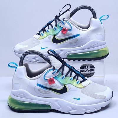 Nike Air Max 270 React - UK Größe 4 - Sneaker ''Worldwide Edition'' Mehrfarbig