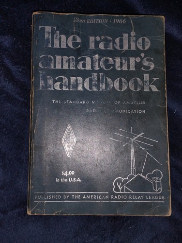 Qty I Used The Radio Amateurs Handbook Good Shap 1966 Hardcover Book