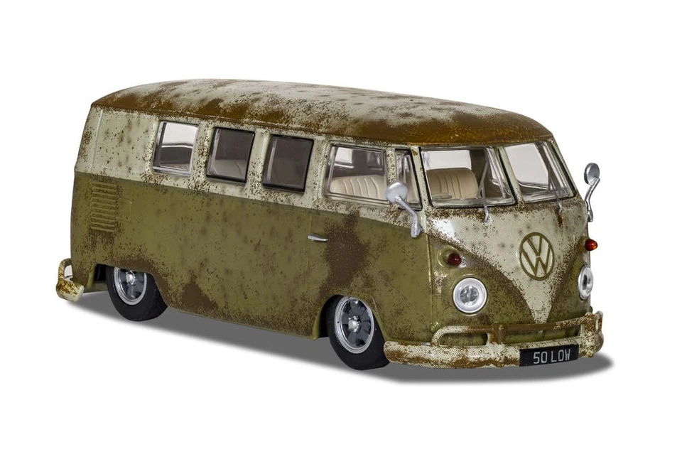 Corgi VA14501 Volkswagen Type 2 Camper "RAT-Look Splitty" 1/43 Neuf - Photo 1/1