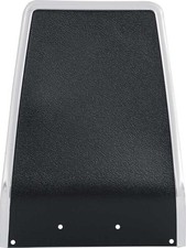 1967-68 Camaro Firebird Dash Bezel Delete Plate Black Pebble Grain Finish