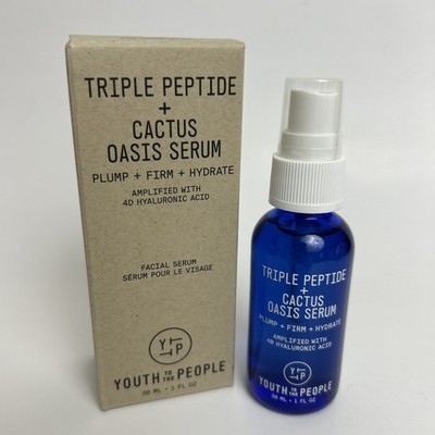 Youth To The People Triple Peptide Cactus Oasis Serum Hydrating Firming New