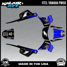 Graphics Kit for Yamaha PW50 (1990-2023) PW-50 PW 50 Lancaster - Blue