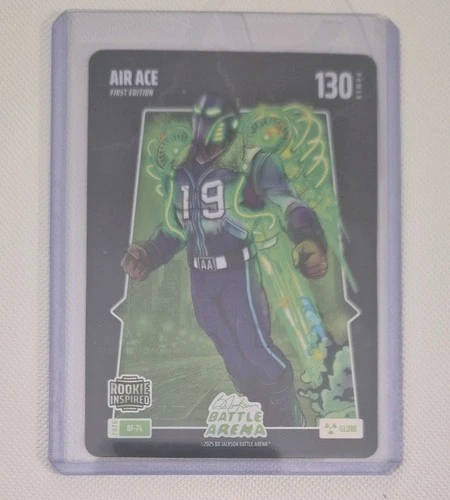 2026 Bo Jackson Battle Arena Air Ace Barttlefoil Glow #BF-74 “Ace Bailey”