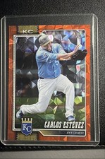 2025 Topps Update Series - Carlos Estevez #US237 Orange Diamante Foil /25
