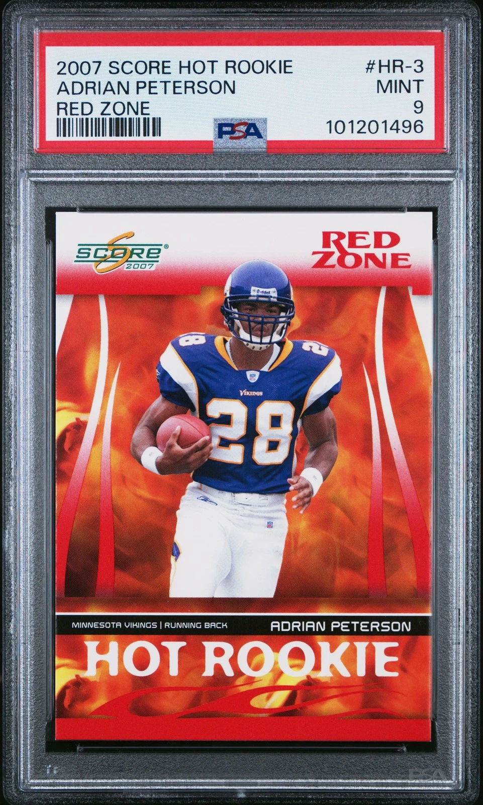 Adrian Peterson Score Hot Rookie #HR3 Red Zone