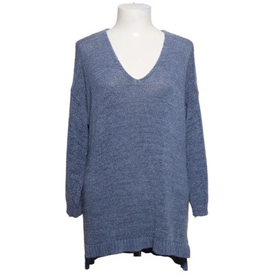 Chaps Denim, Strickpullover, Größe: XL, Blau, Einfarbig, Damen #4CM
