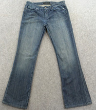 Joes Jeans Womens 30 Blue Denim Provocateur Mid Rise Zip Fly Boot Cut Denim