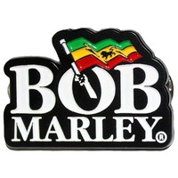 Bob Marley Logo Pin Badge Size One Size