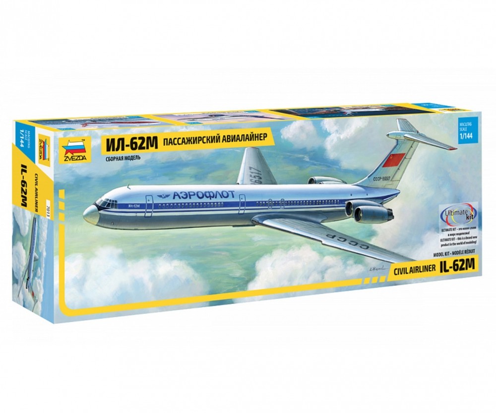 Zvezda 7013 - 1:144 Ilyushin IL-62 M - New