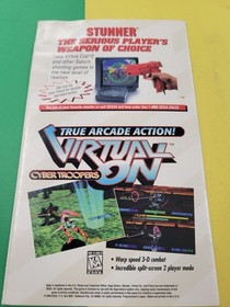 Virtua Cop 2 II Sega Saturn Game Instruction Manual Only 