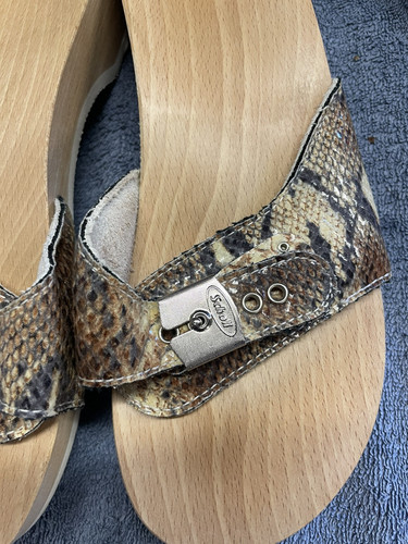 Scholl Exercise Sandals - Size 5 / 38 Scholl Pescura - Snakeskin design - Picture 4 of 11