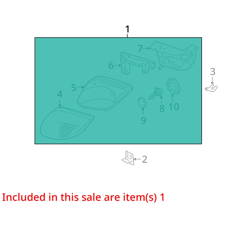FARO PONTIAC SUNFIRE 95-02 16530151 - NUEVO OEM Foto 3 de 4