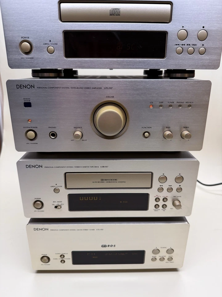 SUPERBE CHAINE HIFI HAUT DE GAMME DENON UPA-F07 UTU-F07 UCD-F07 UDR-FP7 GOLD - Photo 4/4