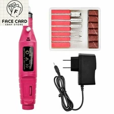 PROFESSIONAL ELECTRIC NAIL FILE DRILL Manicure Tool Pedicure Machine Kit Set NEW