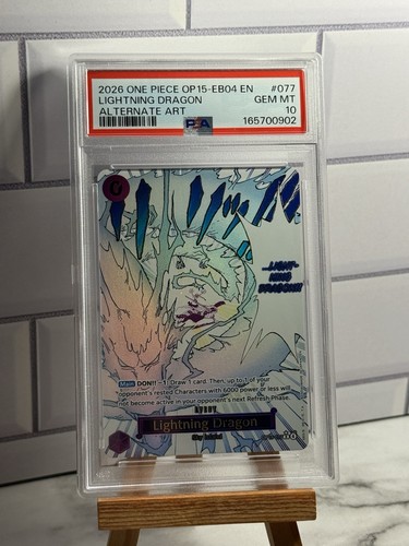 Lightning Dragon (Alternate Art) graded PSA 10 for sale on eBay
