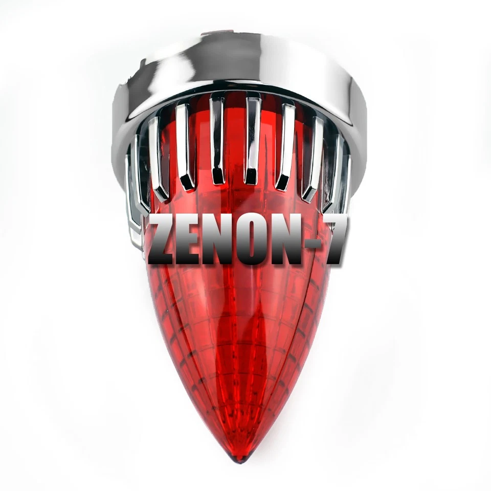 3 1/4'' Bullet Turn Signal Light Lens Cover Bezels Trim For Harley Touring 86-17 - Image 4 of 4