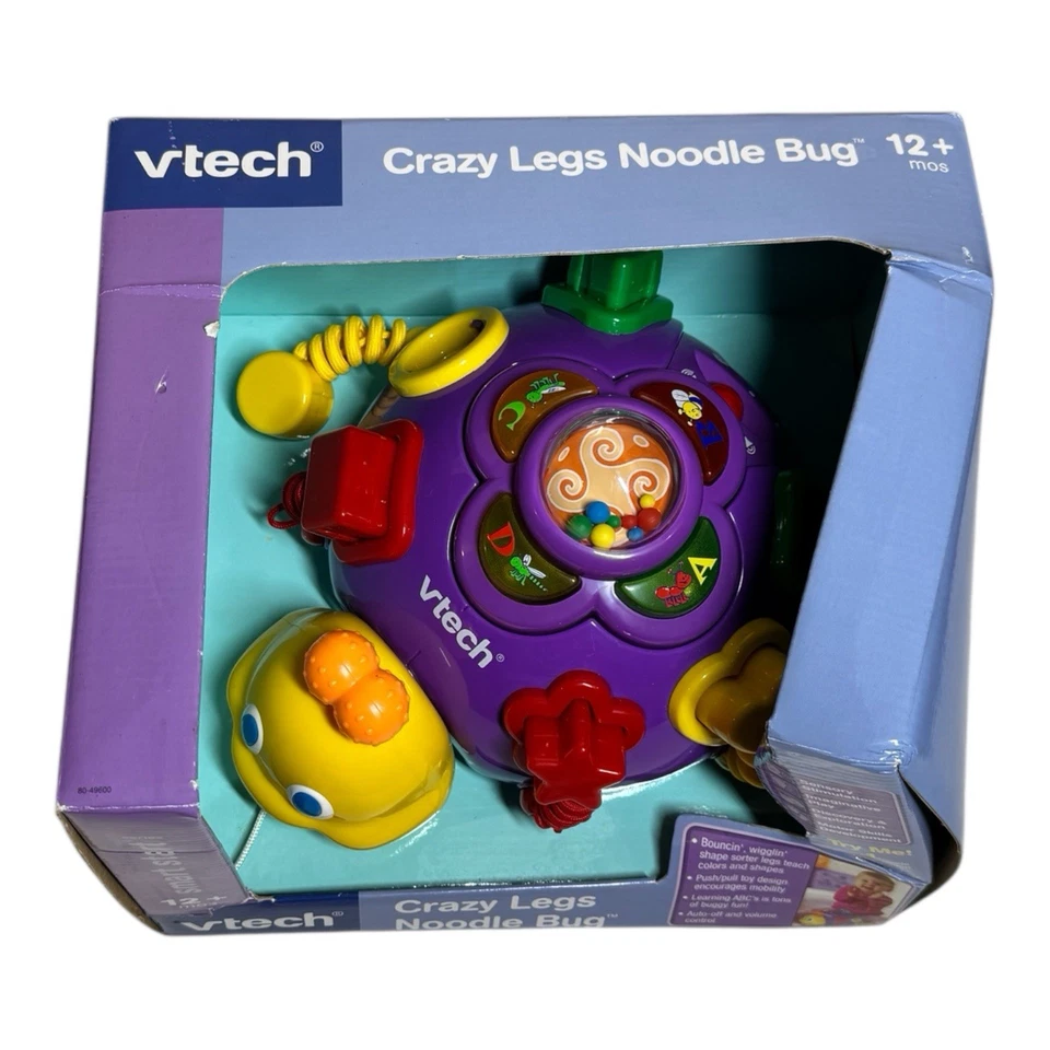 Raro 2000 VTech Crazy Legs Fideos Insecto Nuevo En Caja Inicio Inteligente Bebé Juguete De Colección Foto 2 de 4