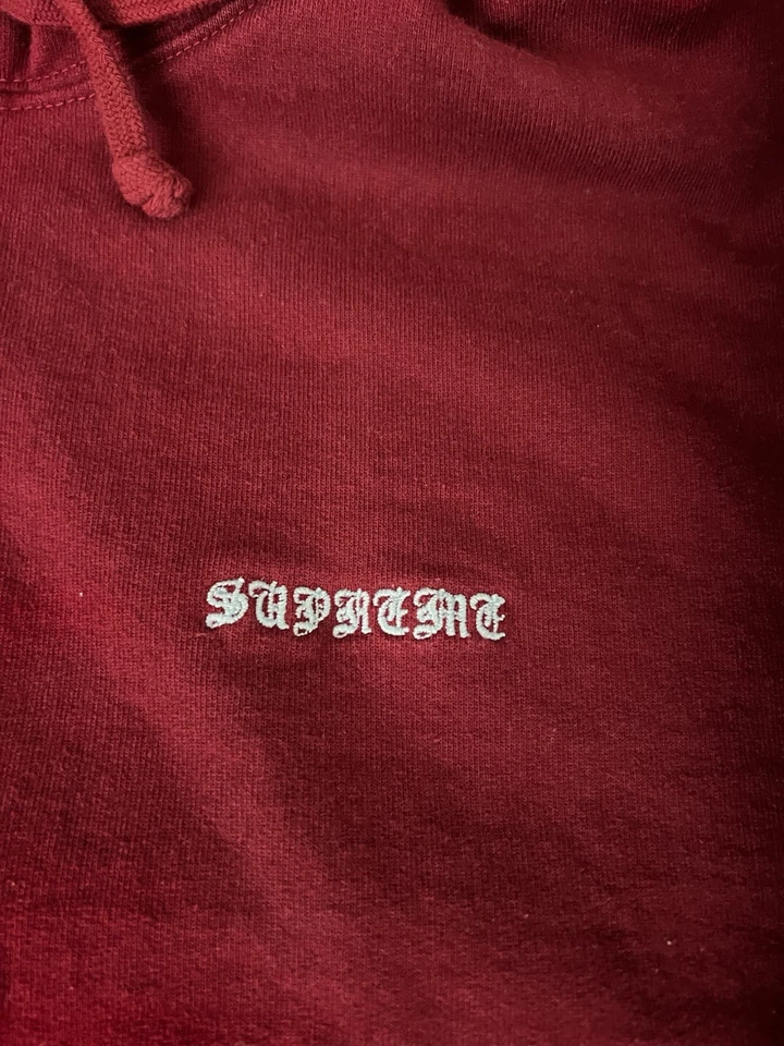 FW19 Supreme Stop Crying 连帽运动衫黑色连帽衫 M 中号 Positive Energy — 第 4/4 张图片