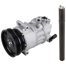 For VW Jetta Golf GTI New Beetle AC Compressor w/ A/C Drier Replaces Sanden TCP
