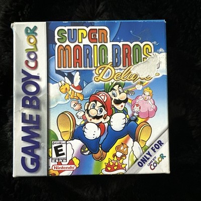 Super Mario Bros. Deluxe GBC Game Boy Complete CIB