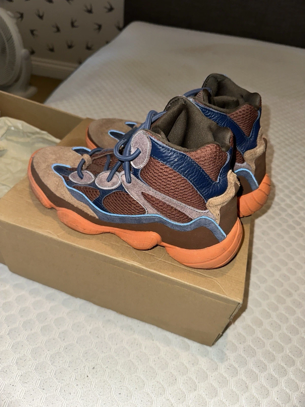 SNEAKERS ADIDAS YEEZY 500 HIGH TACTILE ARANCIONE SCARPE DA GINNASTICA UOMO GW2873