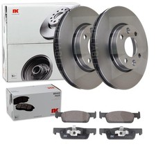 NK BREMSSCHEIBEN 258mm + BELÄGE VORNE passend für RENAULT CLIO 4 BHX