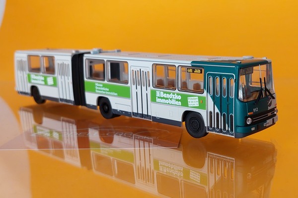 Brekina 59747 Ikarus 280.02, Potsdam - Bendzko, 1991, 1:87 NEU Modell-image