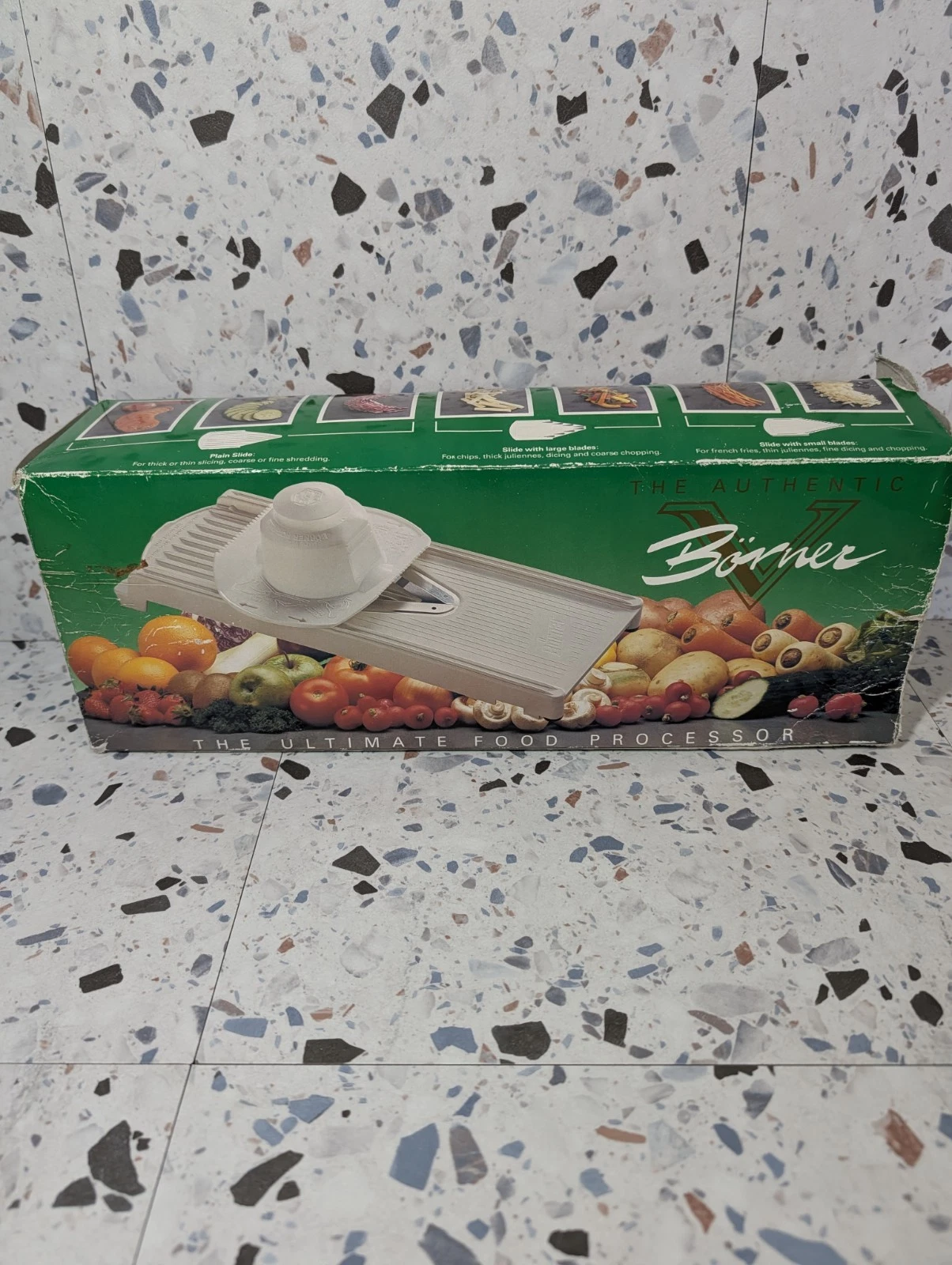 NEW In Box Borner V Slicer Ultimate Food Processor/Mandolin Vintage Germany